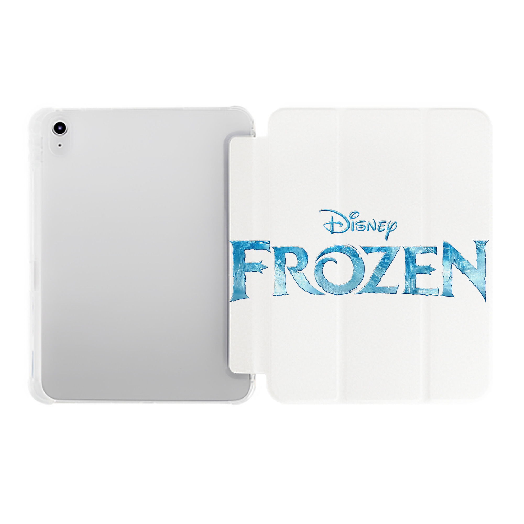 （画像用） アナと雪の女王 アンナ エルサ Frozen Anna Elsa IPad ケース ペン収納付き 三つ折りスタンド PUレザー×シリコン 対応機種9.5/10.5/10.9インチ